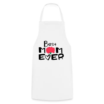 Happy Mothers Day lettering 2 - Cooking Apron - white - Front - AI Model Male 185 dark (185cm)