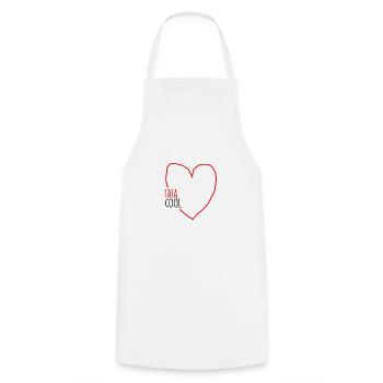 tata cool - Tablier de cuisine - blanc - Devant - AI Model Male 185 dark (185cm)