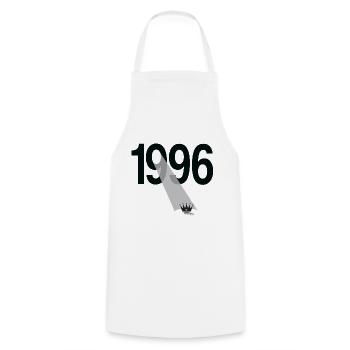 Millésime 1996 - Tablier de cuisine - blanc - Devant - AI Model Male 185 dark (185cm)