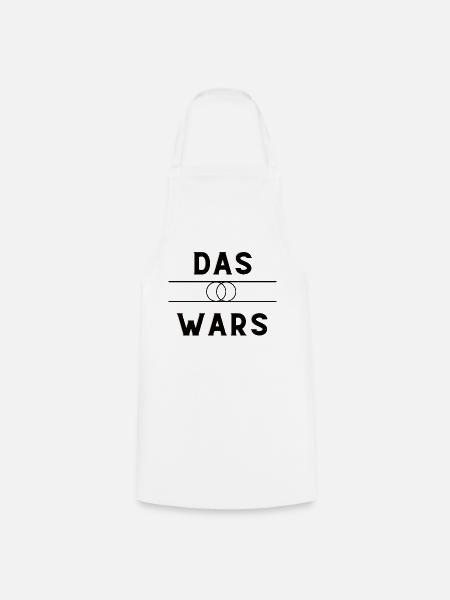 Das Wars - Kochschürze - Weiß