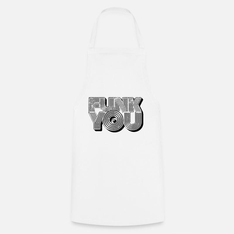 Funk you - Cooking Apron - white
