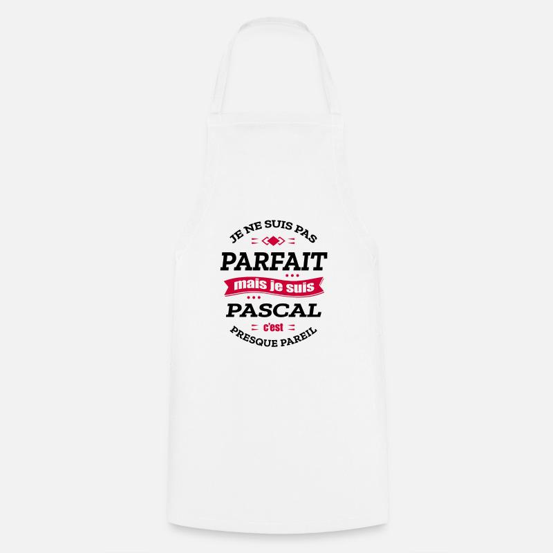 PASCAL PARFAIT - PRENOM PASCAL - Tablier de cuisine - blanc