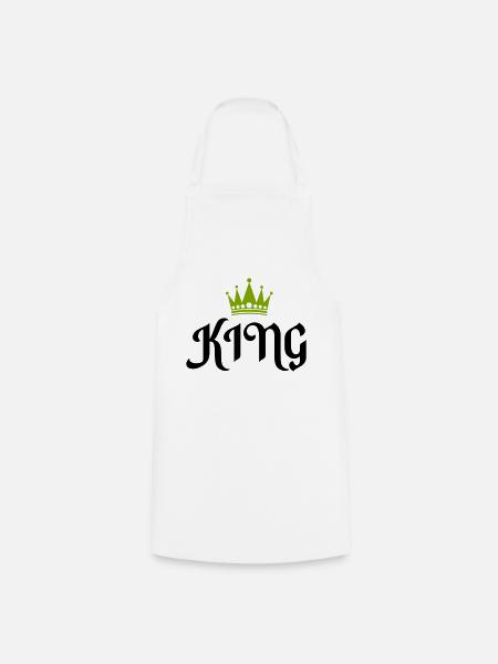king 02 - Kochschürze - Weiß
