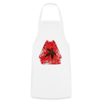 Autumn Leaf E 245 - Cooking Apron - white - Front - AI Model Male 185 dark (185cm)
