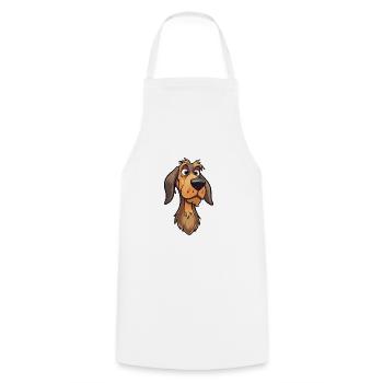 Drentse Patrijshond Race De Chien Cartoon Kawaii Illus - Tablier de cuisine - blanc - Devant - AI Model Male 185 dark (185cm)