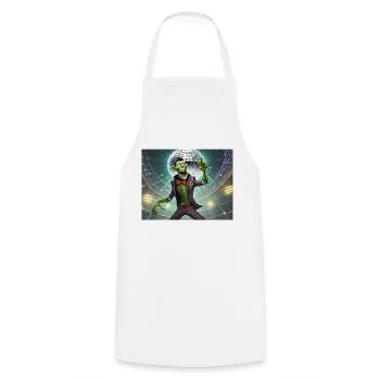 Drunkenstein’s Monster Halloween drôle de jeu de mots - Tablier de cuisine - blanc - Devant - AI Model Male 185 dark (185cm)