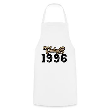 Millésime 1996 - Tablier de cuisine - blanc - Devant - AI Model Male 185 dark (185cm)