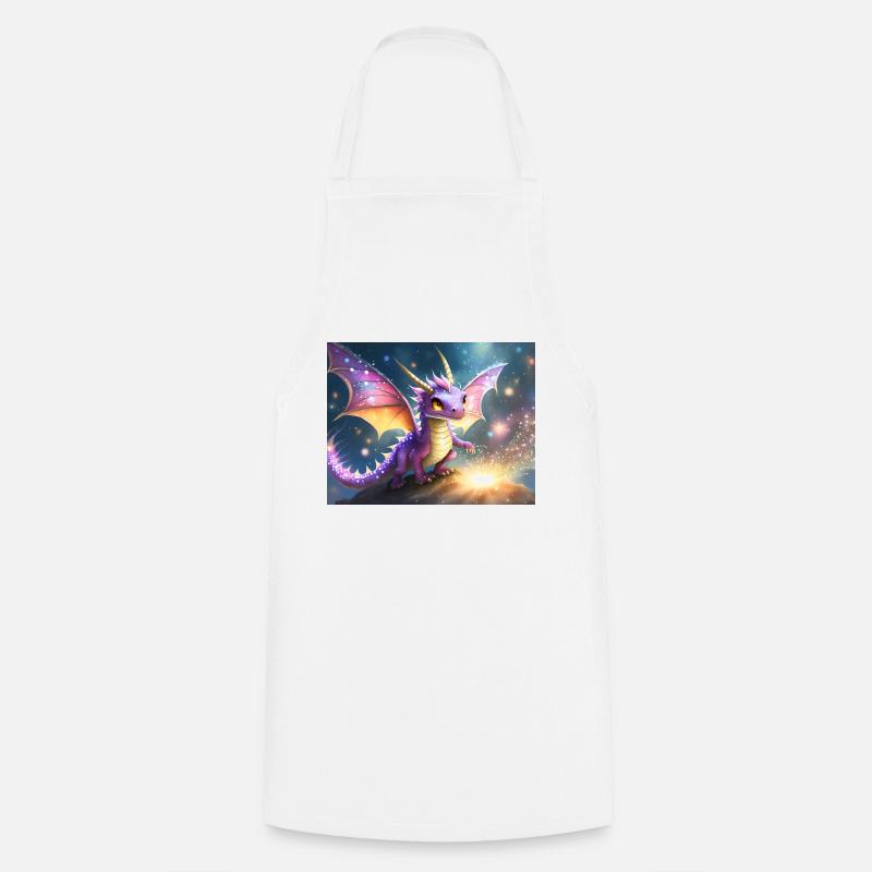 Dragon fée - Tablier de cuisine - blanc