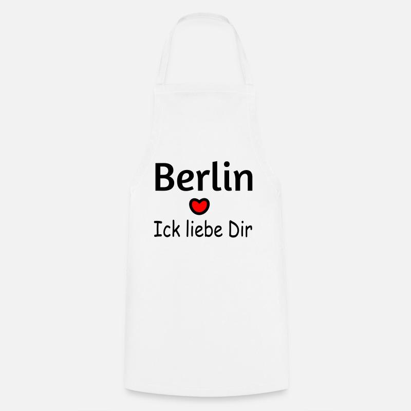 Berlin Ich liebe Dir - Kochschürze - Weiß