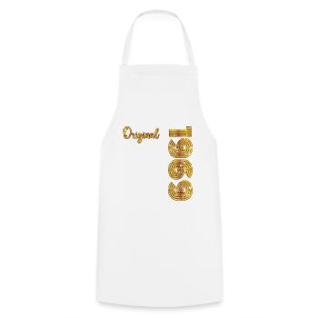 1969 Vintage Vintage Birthday Gift - Cooking Apron - white - Front - AI Model Male 185 dark (185cm)