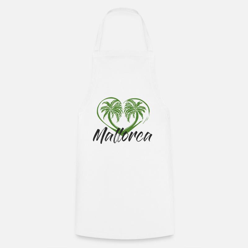 Mallorca Urlaub - Kochschürze - Weiß