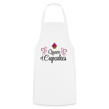 Petits gâteaux - Tablier de cuisine - blanc - Devant - AI Model Male 185 dark (185cm)