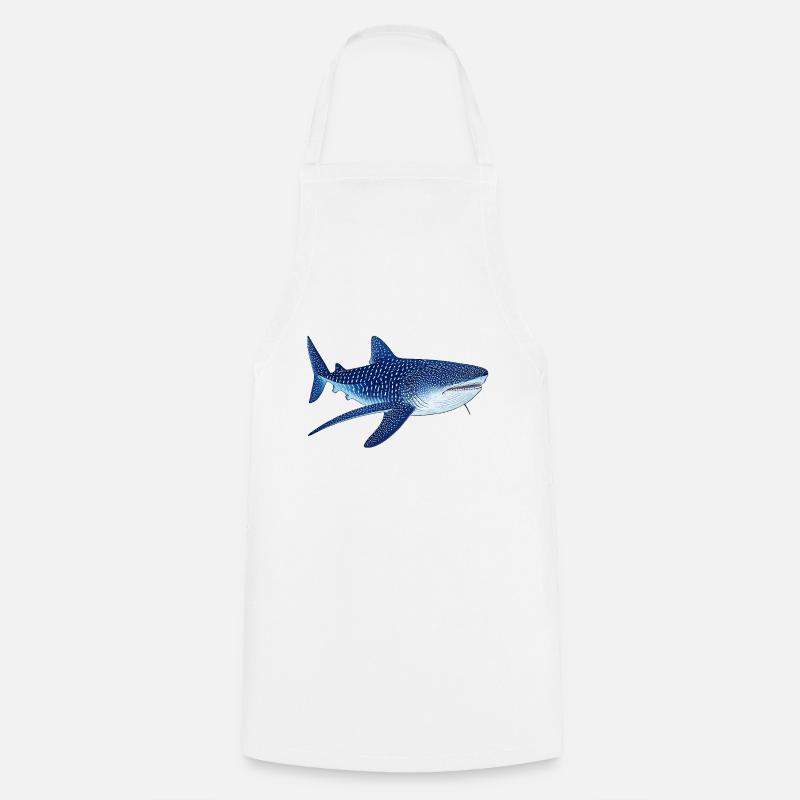 Requin-baleine - Tablier de cuisine - blanc