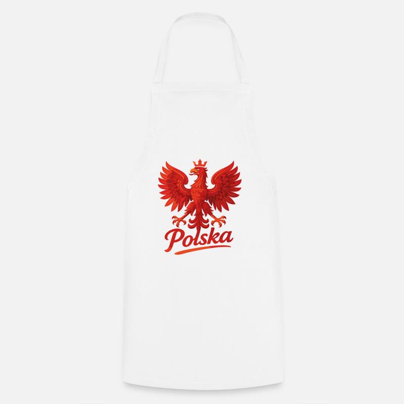 Pologne Polska aigle drapeau drapeau épique cadeau - Tablier de cuisine - blanc