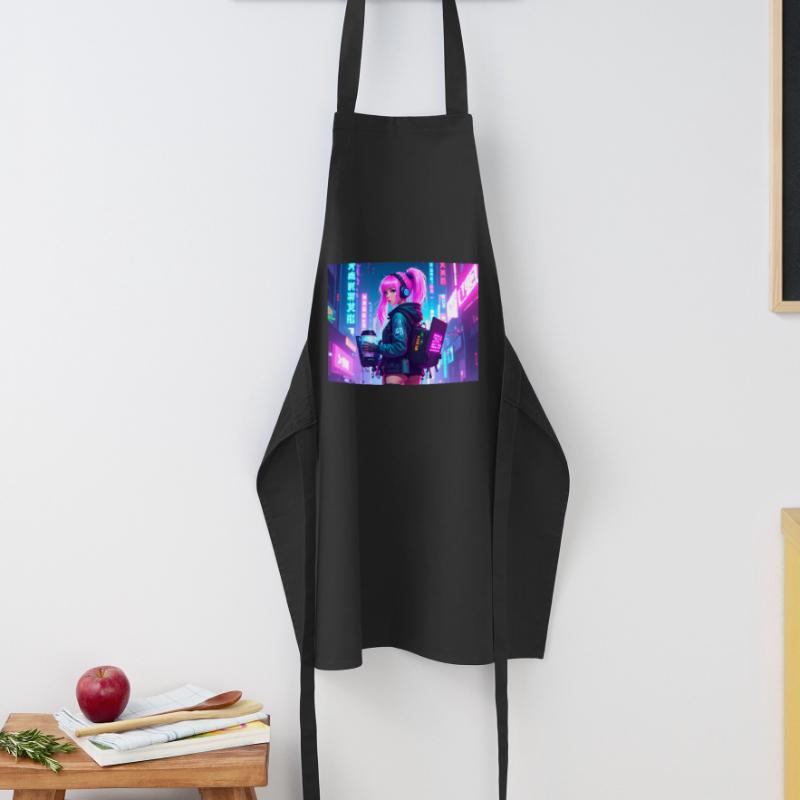 Cyber DJ Coder – Beats, Bytes & Blinks Kochschürze