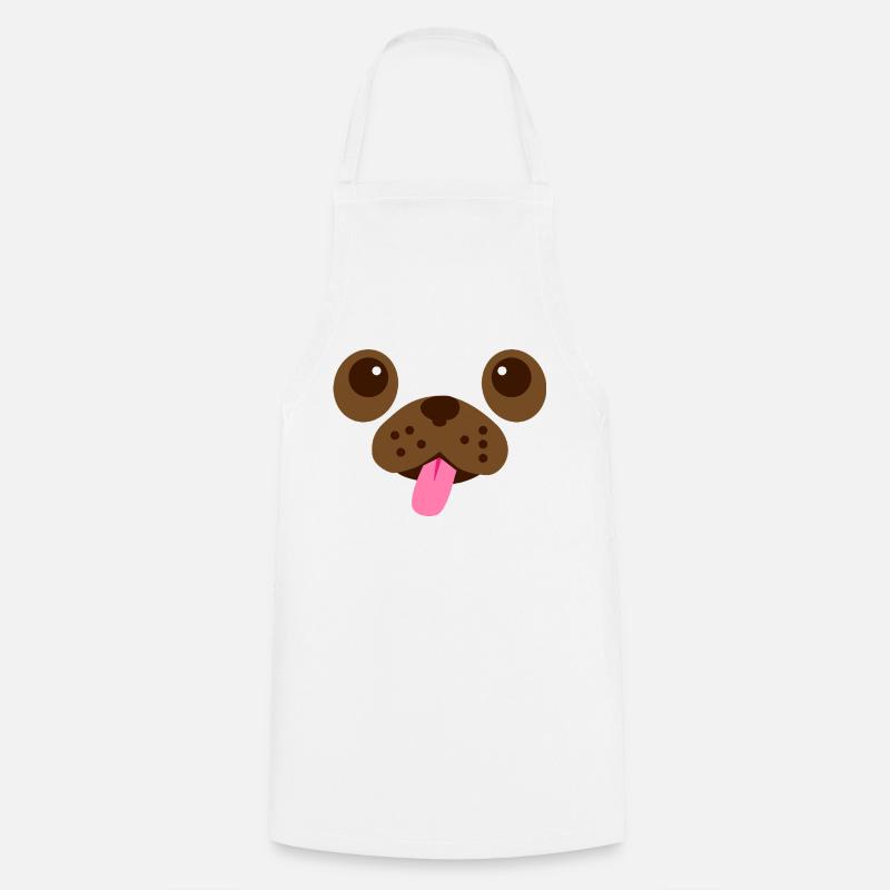 Carlin Visage - Tablier de cuisine - blanc