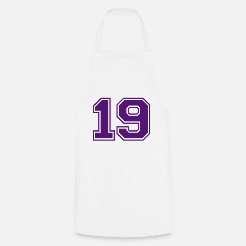 19 - Kochschürze - Weiß
