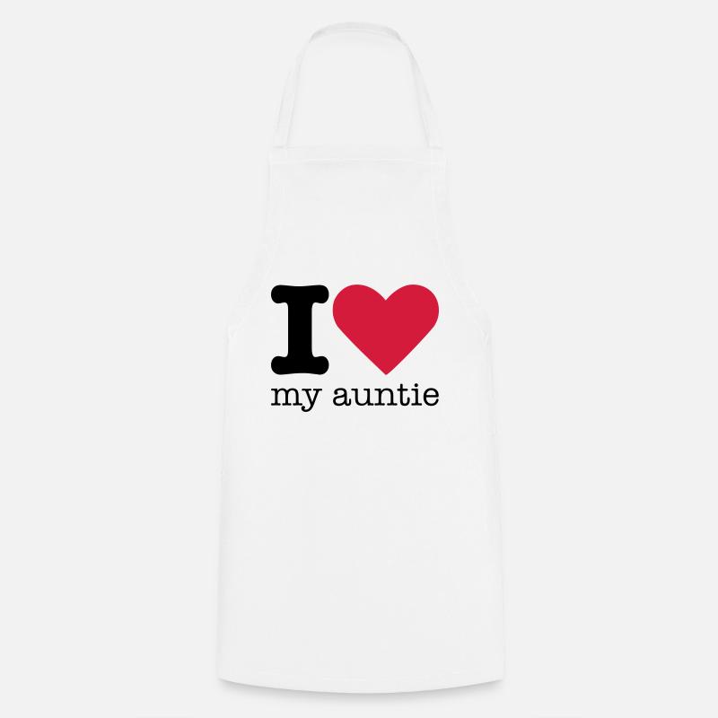 I Love My Auntie - Cooking Apron - white