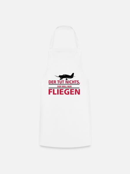 nurfliegen_robin - Kochschürze - Weiß