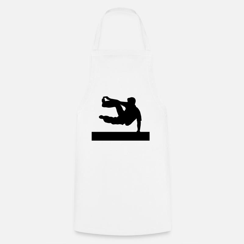 Le Parkour - Kochschürze - Weiß