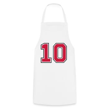 10__f2 - Cooking Apron - white - Front - AI Model Male 185 dark (185cm)