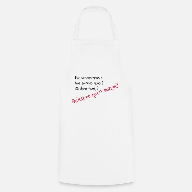 Citations - Tablier de cuisine - blanc