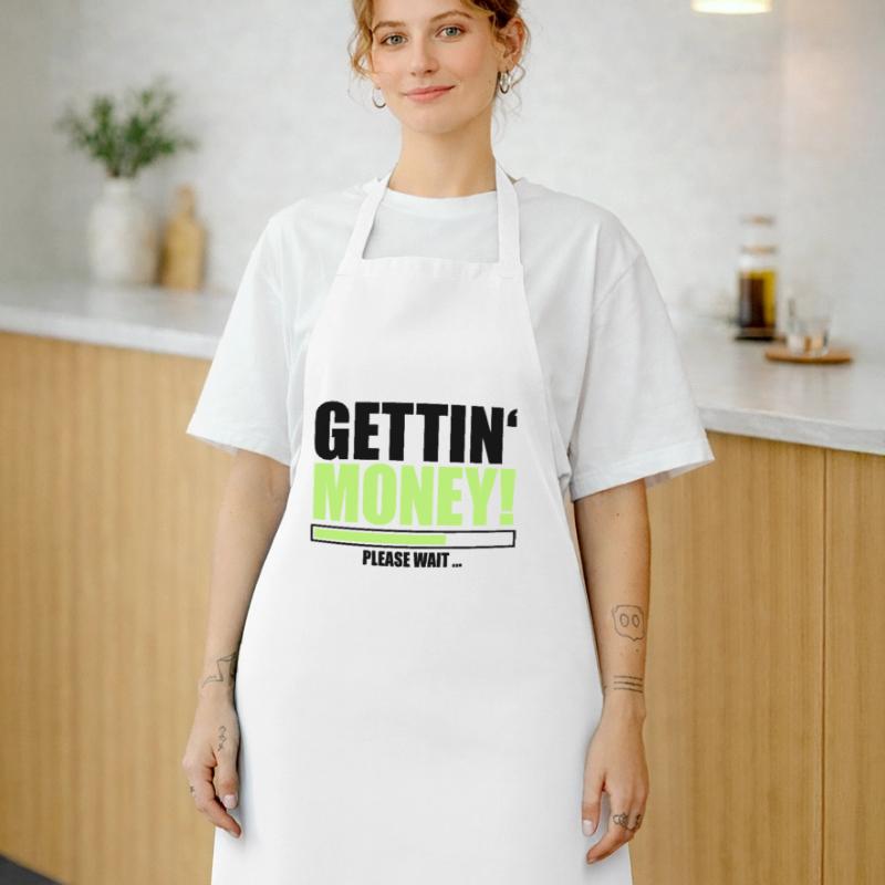 loading please far loading loading bar buendel geldsc Cooking Apron