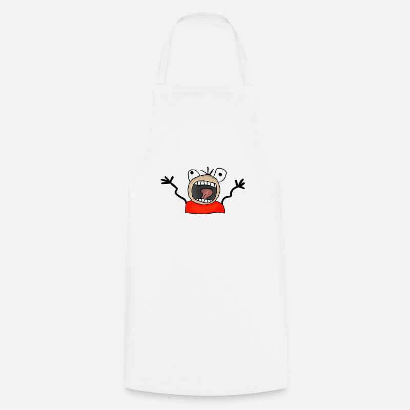 fear - Cooking Apron - white