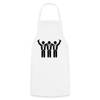 bachelor_crew__f1 - Tablier de cuisine - blanc - Devant - AI Model Male 185 dark (185cm)