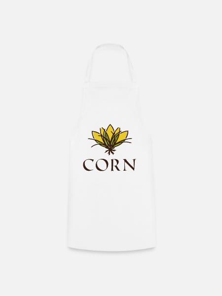 Mais Krone - Kochschürze - Weiß
