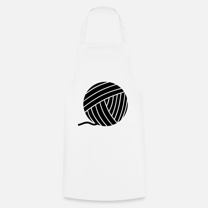 yarn - Cooking Apron - white