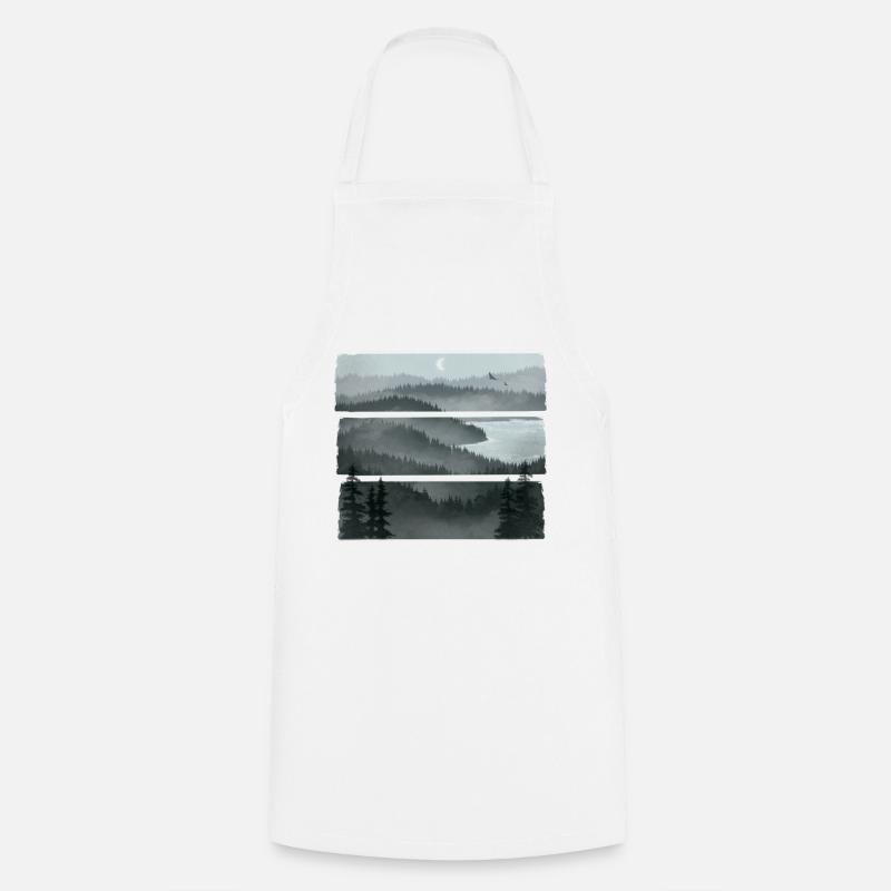 Foggy view - Cooking Apron - white