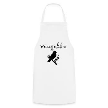 veugelke Brabant, bird in Brabant - Cooking Apron - white - Front - AI Model Male 185 dark (185cm)