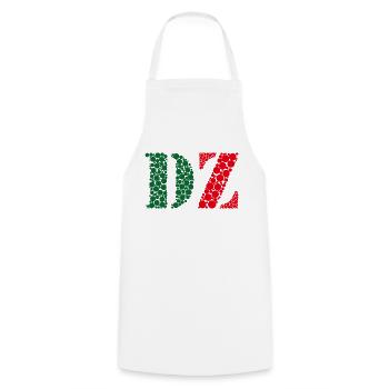 DZ - Tablier de cuisine - blanc - Devant - AI Model Male 185 dark (185cm)