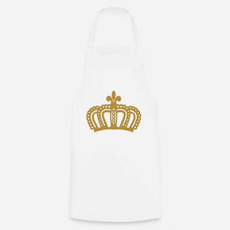 Couronne - Tablier de cuisine - blanc