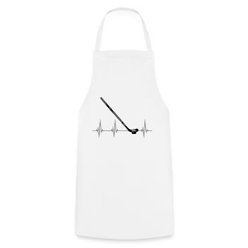 Puls Hockey Sticks - Cooking Apron - white - Front - AI Model Male 185 dark (185cm)