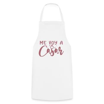 Me Voy A Casar I'm Getting Married Wedding Engaged - Cooking Apron - white - Front - AI Model Male 185 dark (185cm)