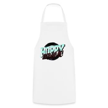 Dino Santa Bubaprints blague cadeau dictons citation - Tablier de cuisine - blanc - Devant - AI Model Male 185 dark (185cm)