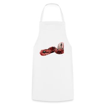 Caput Draconis - Tablier de cuisine - blanc - Devant - AI Model Male 185 dark (185cm)