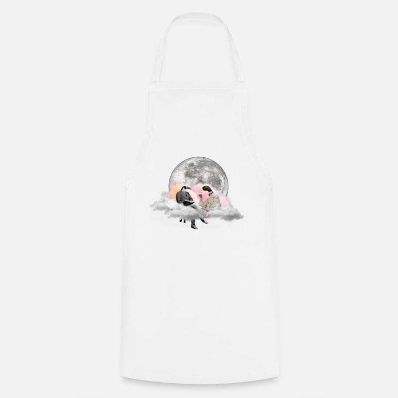Tea Time Surreal - Cooking Apron - white