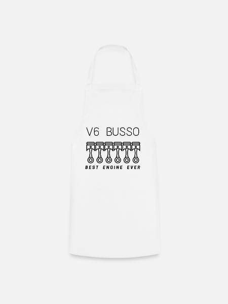 V6 Busso - Tablier de cuisine - blanc