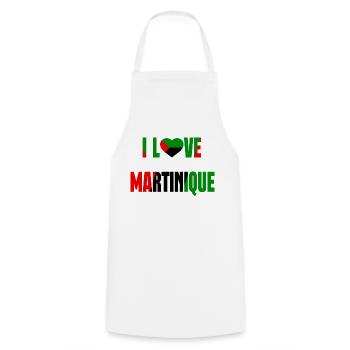 ILM M.972 (White) - Tablier de cuisine - blanc - Devant - AI Model Male 185 dark (185cm)