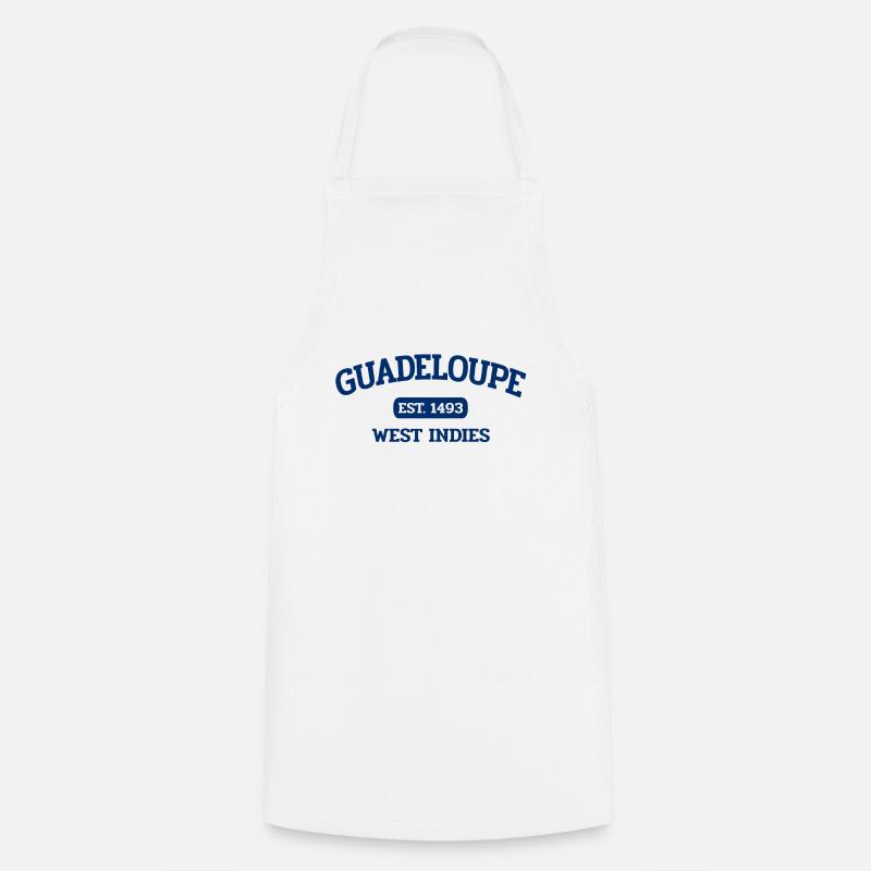 Guadeloupe - Point-à-Pitre - Caraïbes - Antilles - Tablier de cuisine - blanc