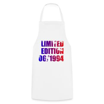 30th Anniversary Limited Edition 06/1994 - Cooking Apron - white - Front - AI Model Male 185 dark (185cm)