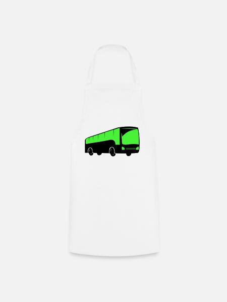 bus busfahren - Kochschürze - Weiß