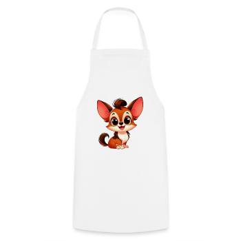 chihuahua - Tablier de cuisine - blanc - Devant - AI Model Male 185 dark (185cm)