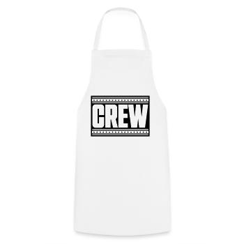 Crew stroked stars - Cooking Apron - white - Front - AI Model Male 185 dark (185cm)