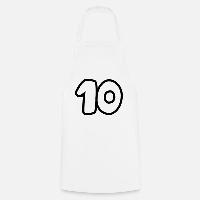 10 - Tablier de cuisine - blanc