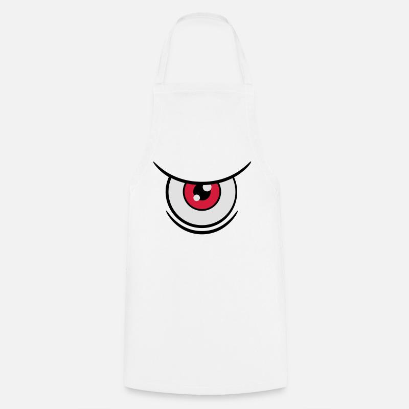 Big Eye - Cooking Apron - white