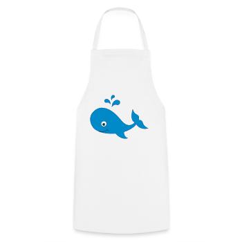wale - Cooking Apron - white - Front - AI Model Male 185 dark (185cm)